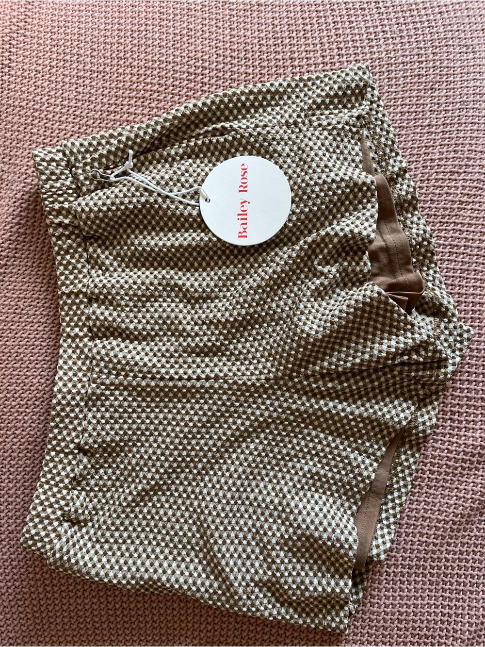 Bailey Rose Brown Patterned Shorts